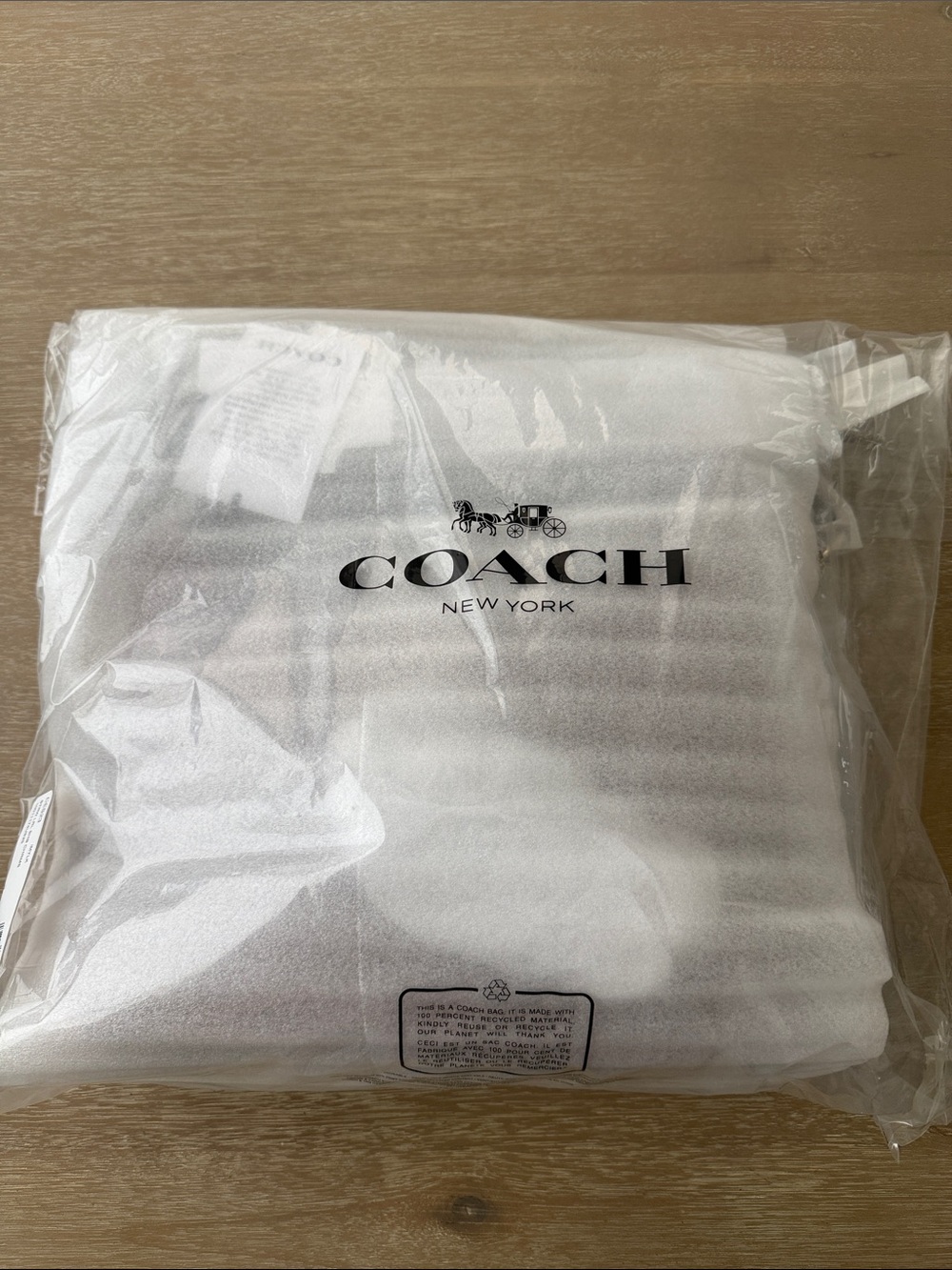 NWT Coach Limited Edition Natural Straw Laurel Shoulder Bag With Charms - Picture 10 of 16